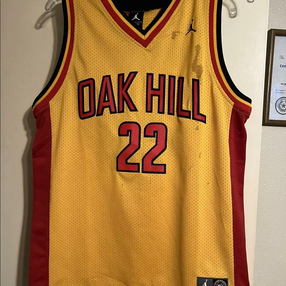 Vintage Jordan Brand Carmelo Anthony OAK HILL High School Jersey Youth Size L.